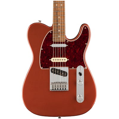 Fender Player Plus Nashville Telecaster Electric Guitar in Aged Candy Apple Red